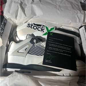 jordan 4 military blacks size 10